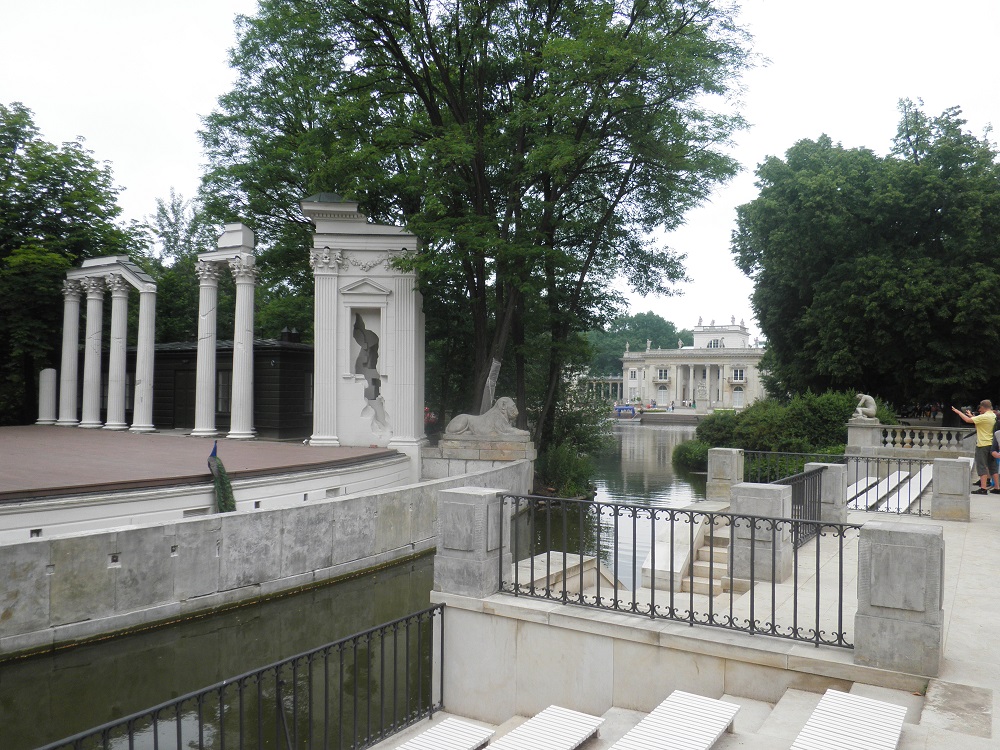 Łazienki-Park Warschau. Foto: Wolfgang Schmale, 14.6.2015