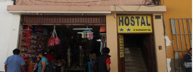 Hostal Europa in Arequipa, Peru