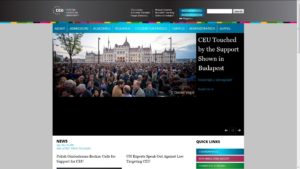 CEU Homepage; 13 April 2017