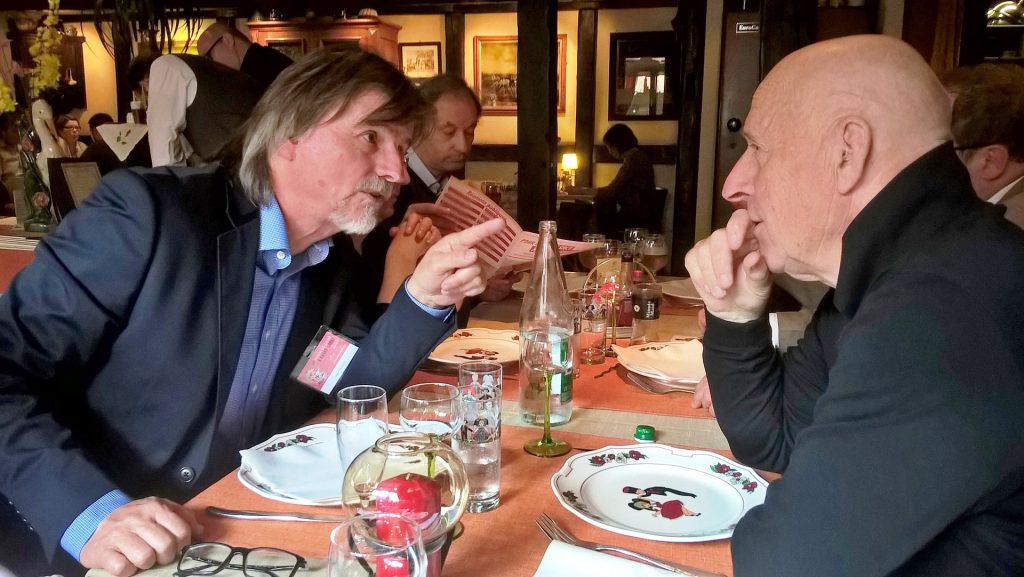 Konfrontation zweier großer elsässischer Wortzauberer: Edgar Zeidler und Martin Graff (Autor von "Der lutherische Urknall - Die Franzosen und die Deutschen")