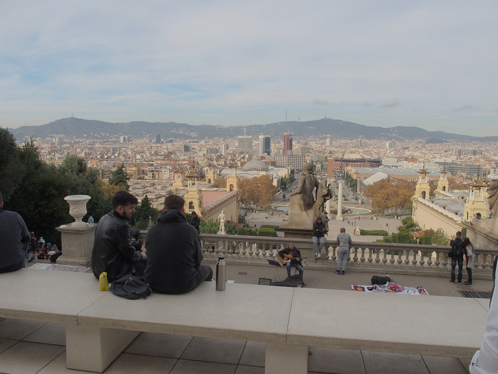 Blick vom Nationalmuseum auf das Gelände der Weltausstellung 1929; Foto: Wolfgang Schmale