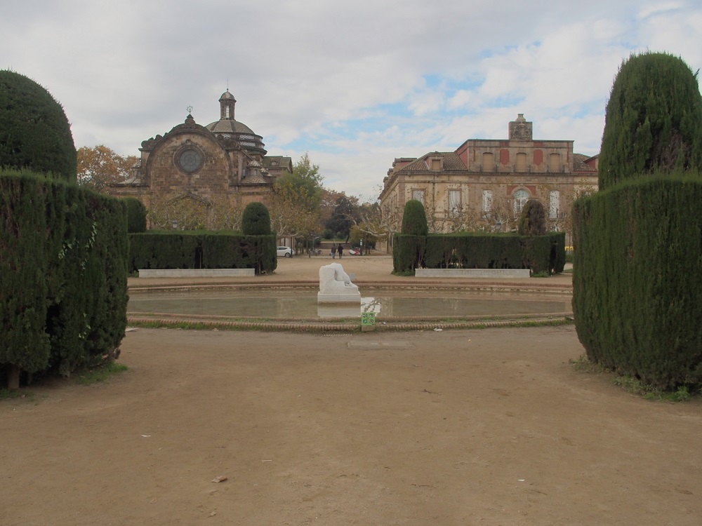 Barcelona Parc de la Ciutadella Kirche und Gouverneurspalast aus dem 18. Jh.; Foto: Wolfgang Schmale